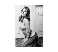 maehbya Poster su tela con attrice Sharon Tate, decorazione per camera da letto, ufficio, camera da letto, regalo, 30 x 45 cm