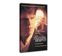 maehbya Poster su tela del film "The Talented Mr. Ripley", decorazione per camera da letto, ufficio, camera da letto, regalo, 50 x 75 cm