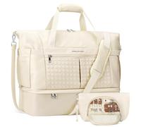 Maelstrom Sacca da palestra con scomparto per scarpe, Beige, 40L US, Borsa da palestra con scomparto per scarpe