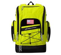 Maelstrom Zaino da nuoto da 35 l, con scomparto separato per scarpe, borsa da nuoto per spiaggia, atleti, sport, palestra, zaino per uomini e donne, giallo brillante, Giallo brillante, L, Borsa da
