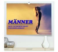 MÄNNER - AKTE ZWISCHEN KRAFT UND SINNLICHKEIT (hochwertiger Premium Wandkalender 2026 DIN A2 quer), Kunstdruck in Hochglanz: Ästhetische Männerakte