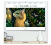 Märchenhafte Wesen - Im Land der Fabeltiere (hochwertiger Premium Wandkalender 2026 DIN A2 quer), Kunstdruck in Hochglanz: Fabelhafte Tiere aus dem Land der Fantasie
