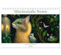 Märchenhafte Wesen - Im Land der Fabeltiere (Tischkalender 2026 DIN A5 quer), CALVENDO Monatskalender: Fabelhafte Tiere aus dem Land der Fantasie