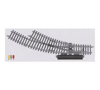 Märklin 2269 H0 K (senza massicciata) Scambio curvo, destro 2 pz.