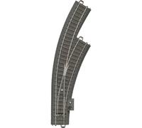 Märklin 24672 H0 C (con massicciata) Scambio curvo, destro