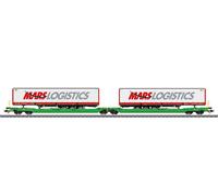Märklin 47473 Vagone per Container DB EP 6 Richiesta Dc Assi Gratis Nuovo Ovp