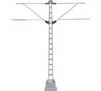 Palo doppio h0 mrklin 74105 c con massicciata k senza