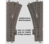 Märklin H0 24611/24612 Elettr. Alcuni Morbidi Incl. 2 x 74491+74462 Mfx Merce