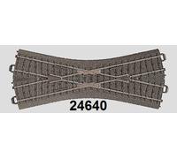 Märklin H0 24640 binario C incrocio lunghezza 188,3 mm / 24,3° - NUOVO +...