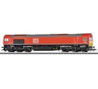 Märklin H0 39076 Locomotiva Diesel Class 66 - mfx+ decoder digitale, suono, fumo, illuminazione a LED, motore ad alte prestazioni, epoca VI, dettagliato, 24,7 cm