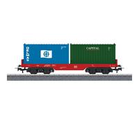 Märklin H0 44700 - Start Up Vagone per Container (con Due 20 Ft. ) Merce Nuova
