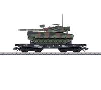 Märklin H0 48877 autocarro pesante "caricato con carro armato Leopard 1A1" - ...