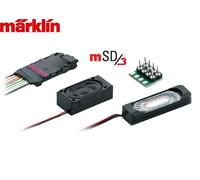 Märklin H0 60985 SoundDecoder mSD3 / 8 pin "Suono locomotiva a vapore" - NUOV...