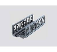 Ponte a traliccio h0 1 binario mrklin k senza massicciata 07262