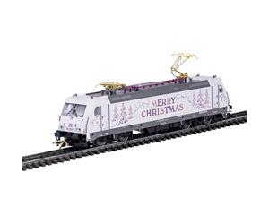 Märklin H0 - Locomotiva Natalizia BR 185.2 - Decoder mfx - Motore Speciale - Staffa Frizione con Oro 24 carati - Epoche VI