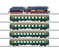 Märklin H0 - Treno museo (Locomotiva a Vapore Albatros con Quattro vetture) - mfx+ decodificatore Digitale - Suono, Luce e Fumo - Struttura in Metallo filigranato - Epoche VI - 26498