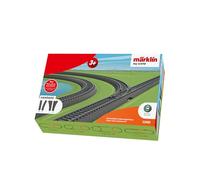 Märklin My World - Set di supplementi per binari in plastica, 23400, calibro H0, 1:87