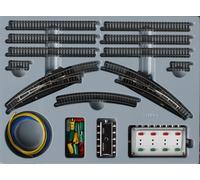 Märklin T2 Model Railway Track Set, Scala Z, Small, Mehrfarbig, Metallo, Tracce per Trenini, Tracce per Trenino Elettrico