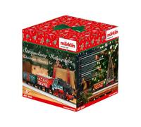 Märklin Start up 29124 - Kit di partenza Natale con flok, auto e carrello merci in design natalizio, H0, dai 6 anni in su, ideale per entrare nel mondo del modellismo