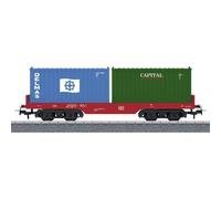 Märklin H0 44700 - Start Up Vagone per Container (con Due 20 Ft. ) Merce Nuova