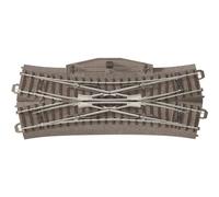 Trix H0 62624 - Doppio Cambio a Croce, Lunghezza 188,3 MM Merce Nuova
