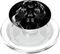 Maestosa pantera con gli occhi verdi PopSockets PopGrip per MagSafe