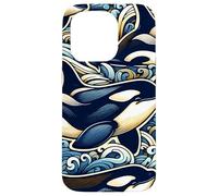 Maestose orche tra le onde Custodia per iPhone 15 Pro
