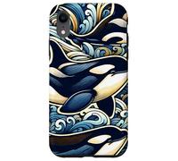 Maestose orche tra le onde Custodia per iPhone XR