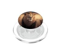 Maestoso leone nella savana africana PopSockets PopGrip per MagSafe