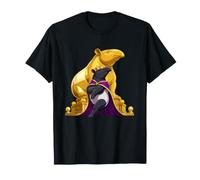 Maestoso Re Tapiro sulla Corona del Trono d'oro Maglietta