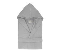 Maestri Cotonieri Accappatoio microspugna Luxury Cappuccio R029 XL Grigio