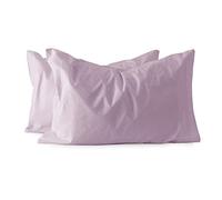 Maestri Cotonieri Coppia federe per guanciale Puro Cotone F510 Lilla