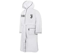 MAESTRI DEL CALCIO Accappatoio Spugna Ufficiale Bianconeri Personalizzato Personalizzabile (Ricamato Ricamo) (XXL)