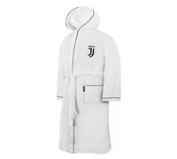 MAESTRI DEL CALCIO Accappatoio Spugna Ufficiale Bianconeri Personalizzato Personalizzabile (Ricamato Ricamo) (M)