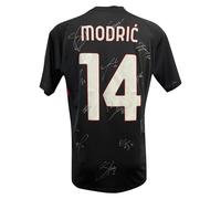 MAESTRI DEL CALCIO Maglia Allenamento Nera Modric 14 Autografata