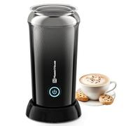 Maestri House BasicFro 240 - Montalatte elettrico, 3 in 1, interno in acciaio inox, facile da pulire, 240 ml, adatto per montalatte caldo e freddo, latte, colore nero