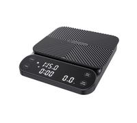 Maestri House Bilancia da caffè ricaricabile con timer, scala di versamento da 3 kg/0,1 g, 3 modalità di infusione, rapporto di erogazione personalizzabile, bilancia digitale di grado barista per