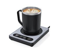 Maestri House Caldatazze da caffè con 9 impostazioni di temperatura e timer da 1 a 12 ore per scrivania, scaldabagno elettrico portatile per casa e ufficio