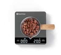 Maestri House - Mini bilancia da caffè con timer, bilancia per espresso ricaricabile da 2 kg/0,1 g, bilancia precisa per espresso e caffè versato, bilancia digitale portatile da cucina con
