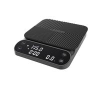 Maestri House S3 Coffee Scale con timer, 3 kg/0,1 g Rechargeable Digital Scale, 3 modalità brew, display regolabile Ratios & Flow rate Display, grado barista per Pour-Over, Espresso, French Press-Grey