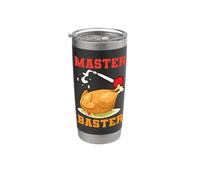 Maestro del Ringraziamento Baster Divertente Turchia Day Fall Dinner Bicchiere termico in acciaio inox doppia parete