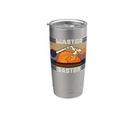 Maestro del Ringraziamento Baster Divertente Turchia Day Fall Dinner Bicchiere termico in acciaio inox doppia parete