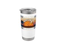 Maestro del Ringraziamento Baster Divertente Turchia Day Fall Dinner Bicchiere termico in acciaio inox doppia parete