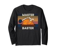 Maestro del Ringraziamento Baster Divertente Turchia Day Fall Dinner Maglia a Manica