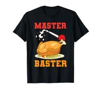 Maestro del Ringraziamento Baster Divertente Turchia Day Fall Dinner Maglietta
