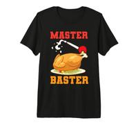 Maestro del Ringraziamento Baster Divertente Turchia Day Fall Dinner Maglietta Premium