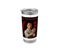 Maestro di Kung Fu Ving Tsun Bicchiere termico in acciaio inox doppia parete