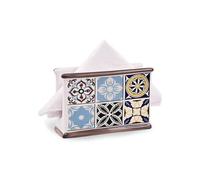 Maestro Holiday in Porto Portatovaglioli in Ceramica Elegante Decorativo Portoghese Design Durevole Facile da Pulire Sofisticati Accessori Da Tavola MR-20005-44