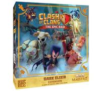 Maestro Media Ventures | Clash Of Clans The Epic Raid Dark Elixir Expansion | Espansione Per Gioco Da Tavolo | 2-4 Giocatori | 45-90 Min