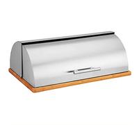 Feel Maestro Portapane Feel Maestro MR-1672s Grigio Argentato Legno Acciaio Inos
